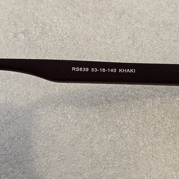 Cateye Runway Sunwear Sunglasses Cream Purple Lenses Retro Mod RS639 Khaki - Picture 8 of 14